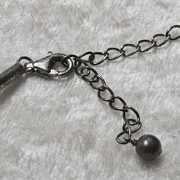 Genuine Peacock Pearl Knotted Double Pearl Adjustable Choker Necklace 14 to 16in - Picture 8 of 8